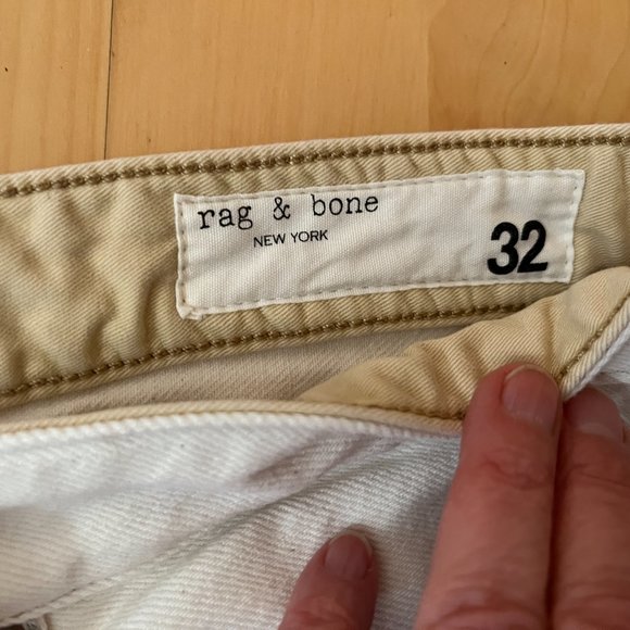 Rag & Bone Jeans Maya High-rise Ankle Straight Distressed Size 32 - Picture 6 of 11